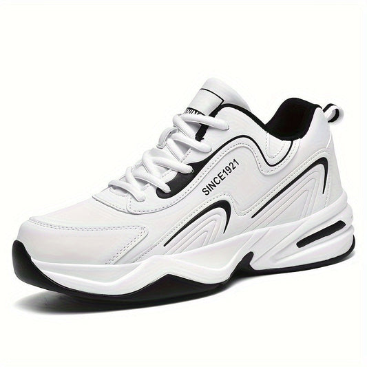 Weiße Sneaker, Herren, sportlich, Leder, modisch, bequem, rutschfest, Freizeit, seit 1921.